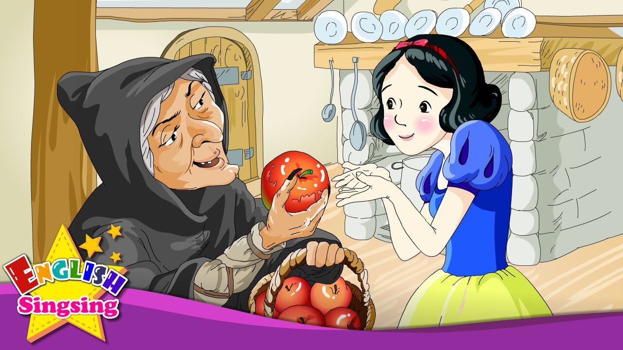 Snow White - Do you want some more? - English story for Kids