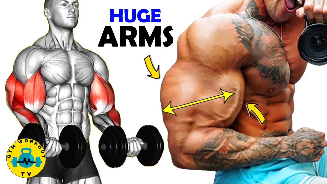 The ONLY Dumbbell Workout You Need For Sculpted Arms | Biceps, Triceps and Forearms at Gym!