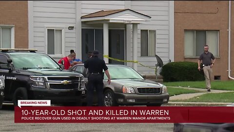 10-year-old dies after being shot inside Warren apartment