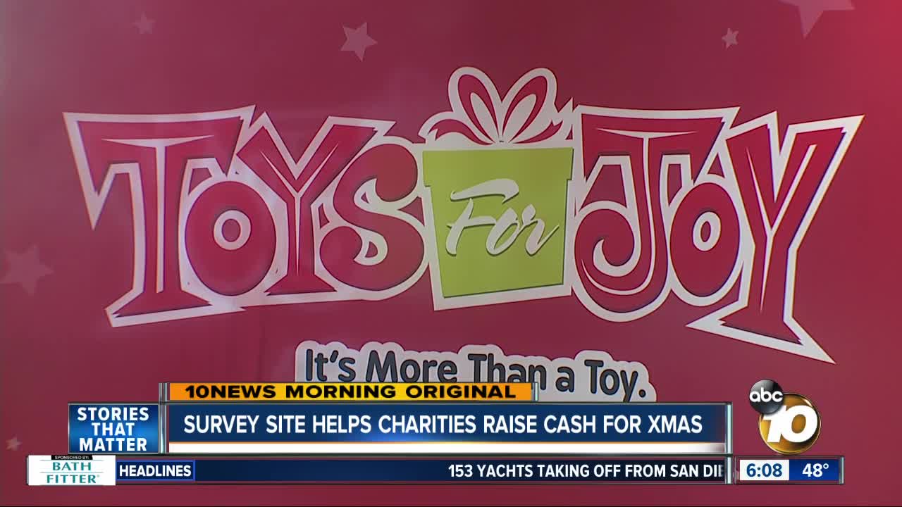 Church pairs with survey company to raise money for holiday charity
