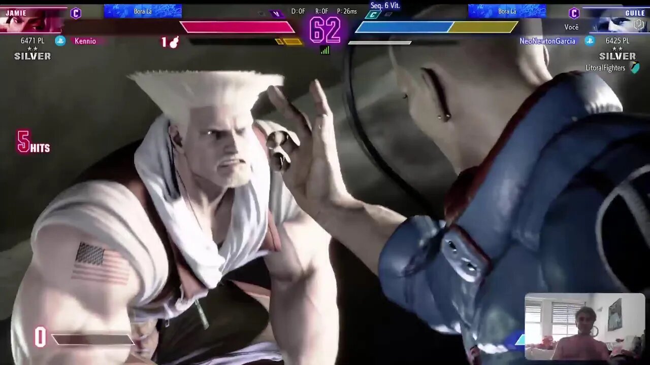 Street Fighter 6 x 1 dos crias #omalvive c Rock