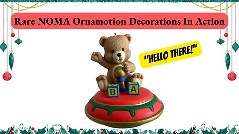 Demonstration of NOMA Ornamotion Decorations in Action! - Super Rare in the UK - (2016 Vid)