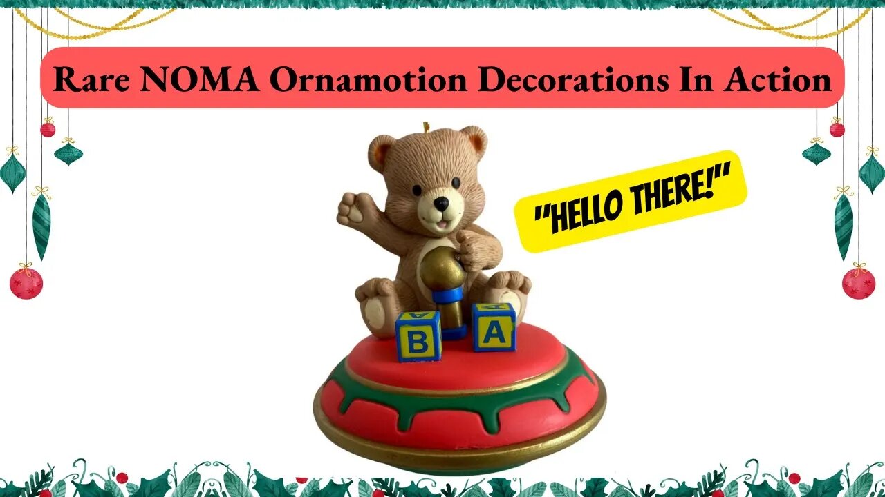 Demonstration of NOMA Ornamotion Decorations in Action! - Super Rare in the UK - (2016 Vid)