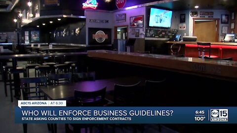 Who will enforce business guidelines?