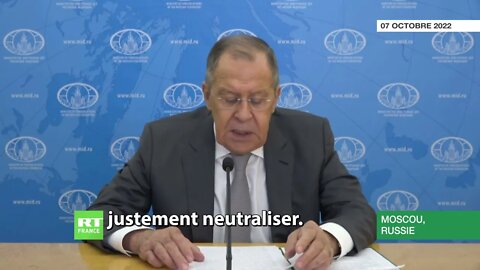 Lavrov commente l’appel de Zelensky à effectuer des «frappes préventives» contre la Russie