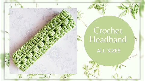 Crochet headband