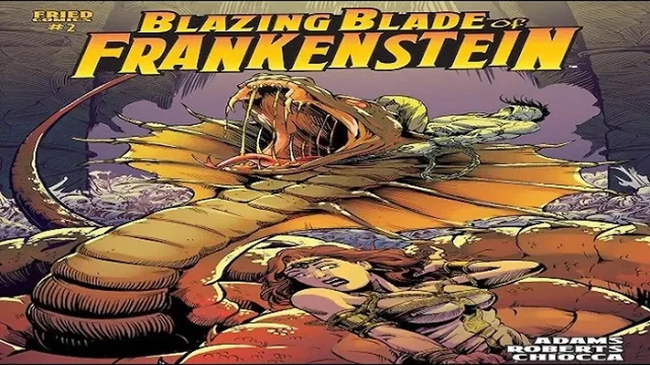 BLAZING BLADE of FRANKENSTEIN by CLAY ADAMS