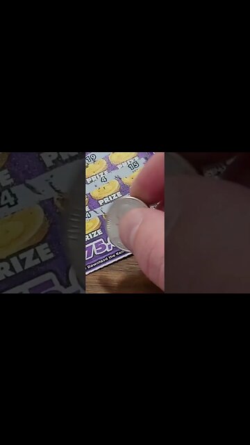 Purple Lottery Ticket Win #lottery