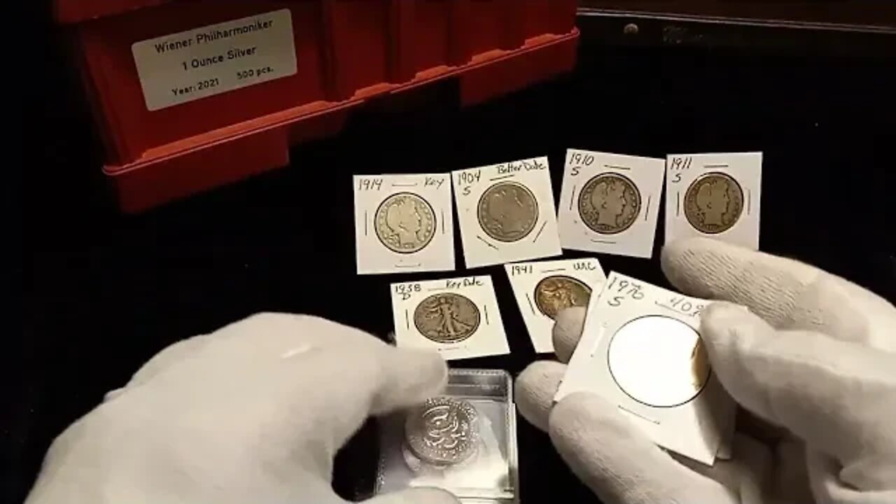 Play along as I fill this odd Half dollar Dansco album. Viewers get to choose 3 of the spot fills.