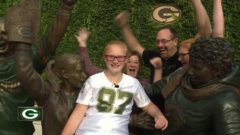 10-year-old's drive to help classmates earns her Kick-Off Kid honor