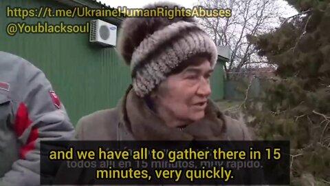 A civilian tells how nationalist Ukrainian forces looted their homes right in front of their eyes
