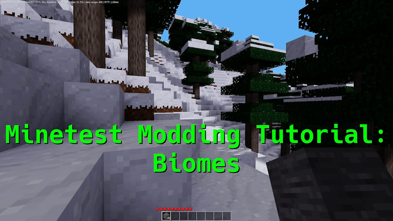 Minetest Modding Tutorial: Biomes