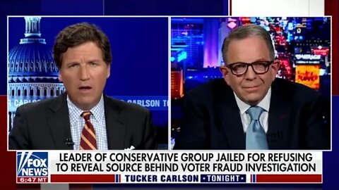 Tucker Carlson discusses how two leaders of the group True the Vote ended up in prison