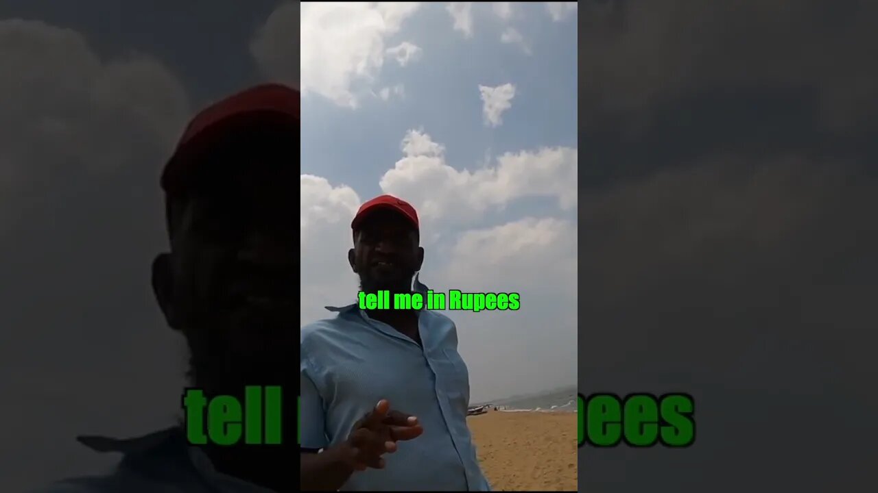 Sri Lankan guy tries to rip off Tourists in Negombo