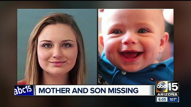 Mesa PD are searching for a missing woman and her son