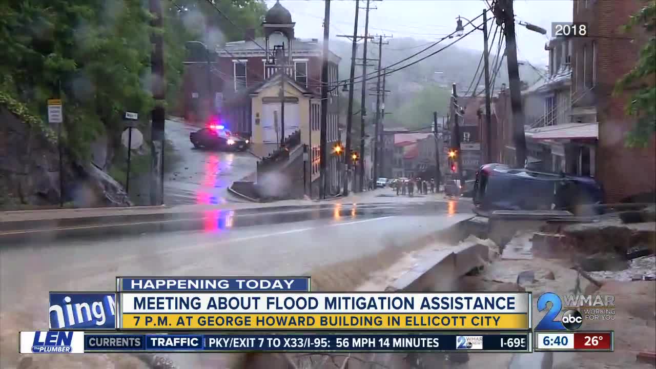 Howard County Exec. Calvin Ball will present a new assistance program for flood mitigation projects