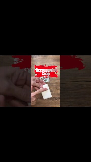 Reviving a 70's Trend / Decorative Christmas Soap with Mod Podge