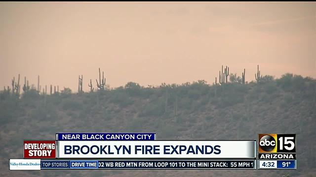 Brooklyn Complex Fire expands to nearly 36K acres