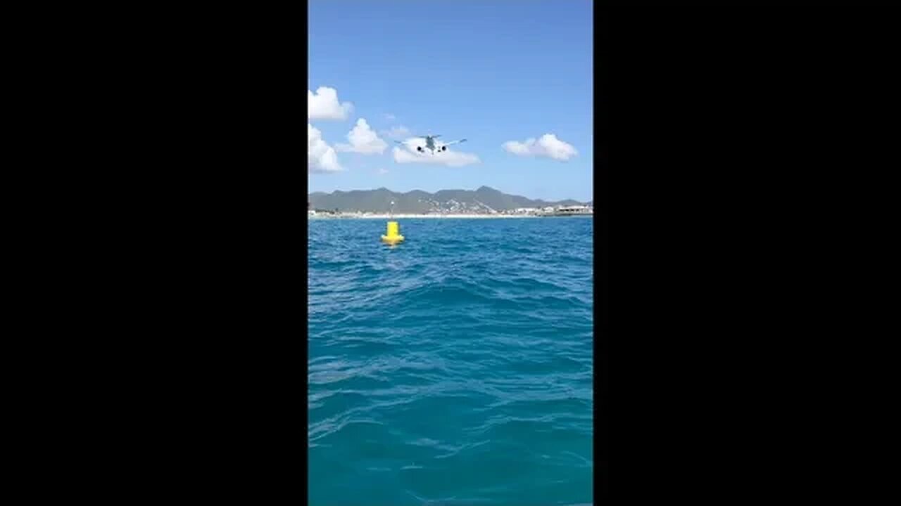 Maho Beach Flyover in St. Martin