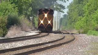 CSX Q565 Manifest Mixed Freight Train From Berea, Ohio May 28, 2022