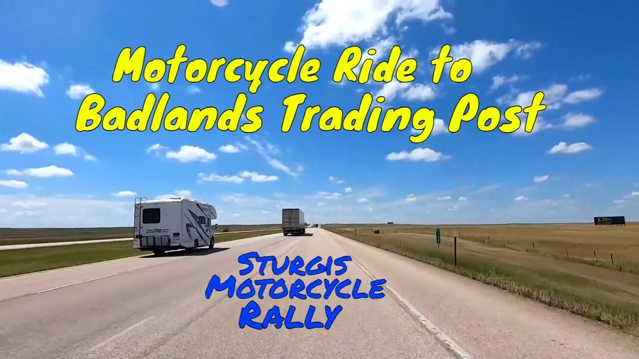 Motorcycle Ride to Badlands Trading Post from Midland South Dakota