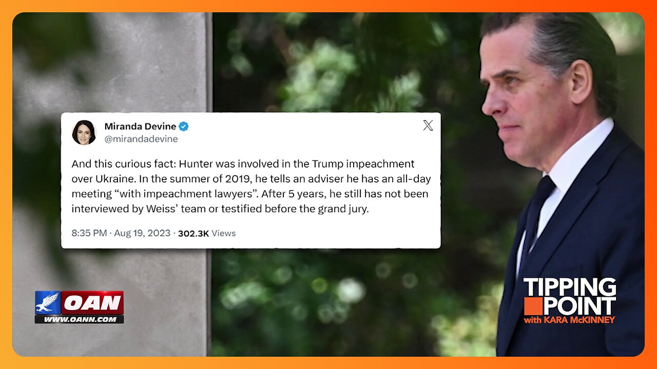 Hunter Biden Met With Trump Ukraine Impeachment Lawyers in 2019 | TIPPING POINT 🟧