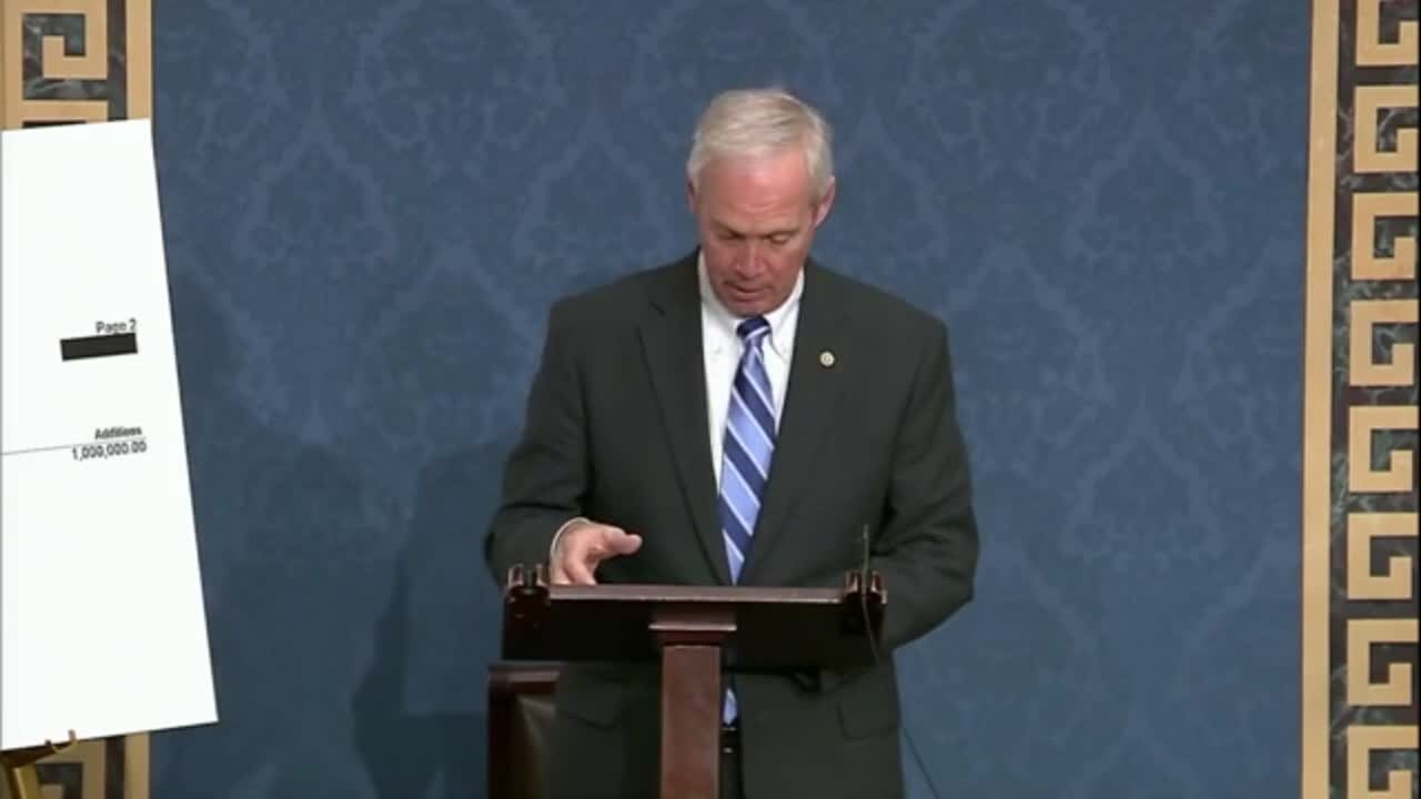 Dems Sit In Silence As Sen. Ron Johnson Shows $1M Hunter Biden Receipt