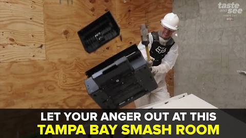 Release your anger at Smash Room of Lakeland | Taste and See Tampa Bay