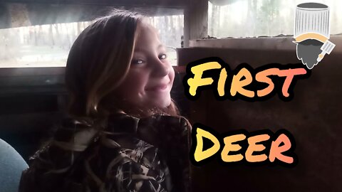 7 year old girl shoots first deer