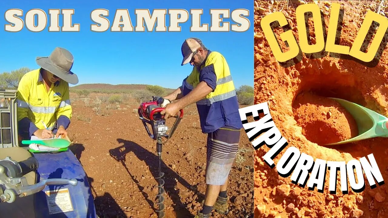 Soil Sampling - a day at my new job - how we take Soil Samples for Gold Exploration