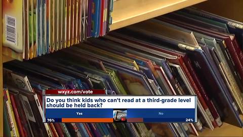 New third-grade reading law in Michigan