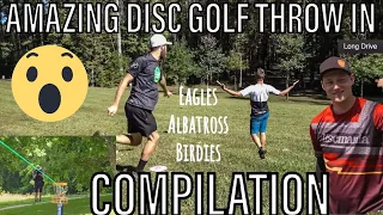 DISC GOLF LONG DISTANCE THROW IN COMPILATION - EAGLES - BIRDIES - ALBATROSS