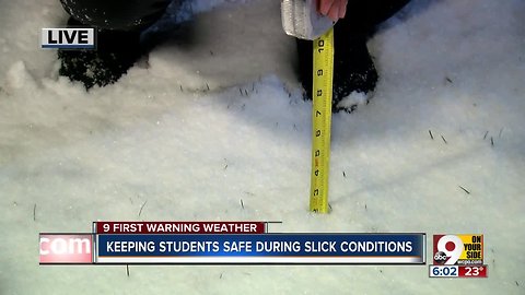 Keeping students safe during slick conditions