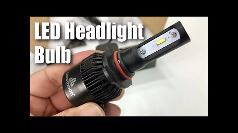 Warmoon 9005 36W 6500K 8000Lumens HB3 LED Car Headlight Bulbs Unboxing