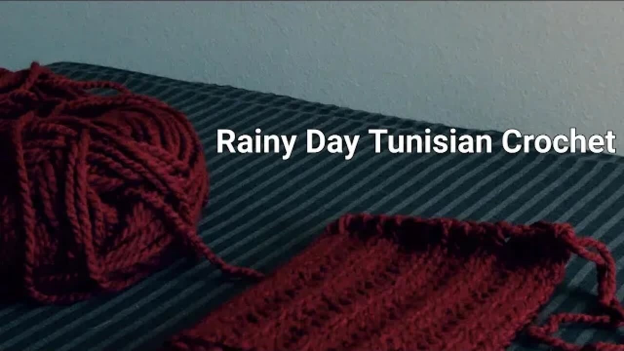 Let's Crochet - Rainy Day Tunisian Crochet Blanket | Part 1