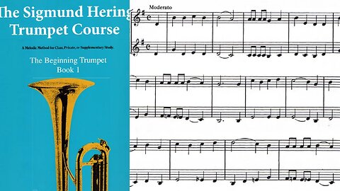 🎺 [MÉTODO DE TROMPETE] Livro 1 do método de Sigmund Hering 66 (DUETOS)