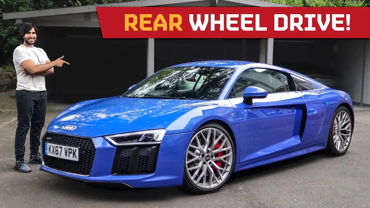 R8 RWS - Audi's First RWD Sports Car: it's Amazing!!