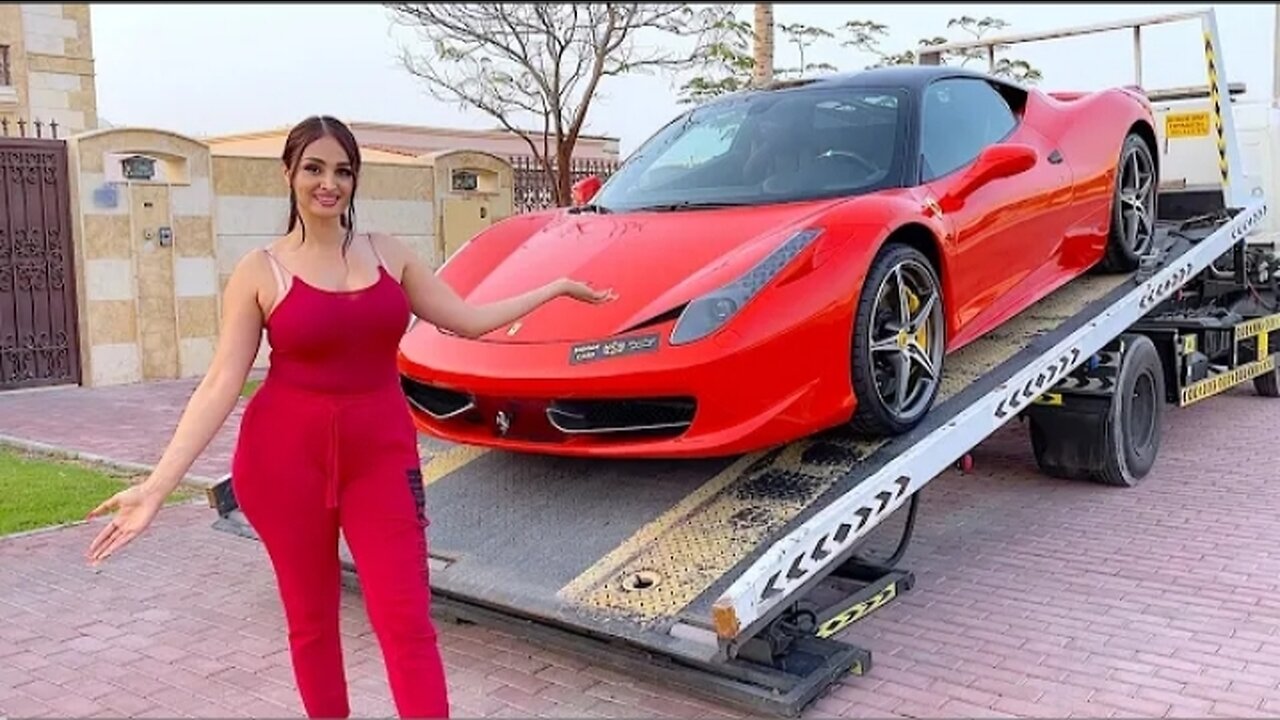TAKING DELIVERY OF HIS BIRTHDAY GIFT....