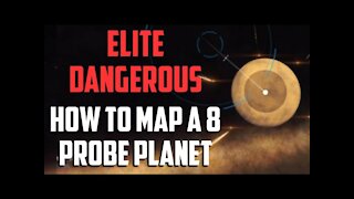 Elite Dangerous - How To Map Planets / Surface Scanner - Efficiency Bonus - 8 Probe Planet