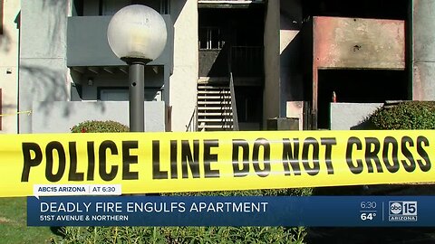 Woman, dog killed in Phoenix apartment fire