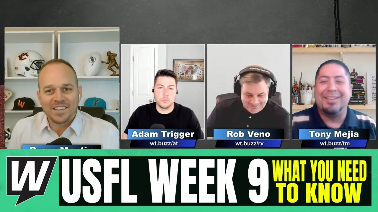 USFL Week 9 Picks & Predictions | USFL Betting Previews | What You NEED to Know Before Week 9