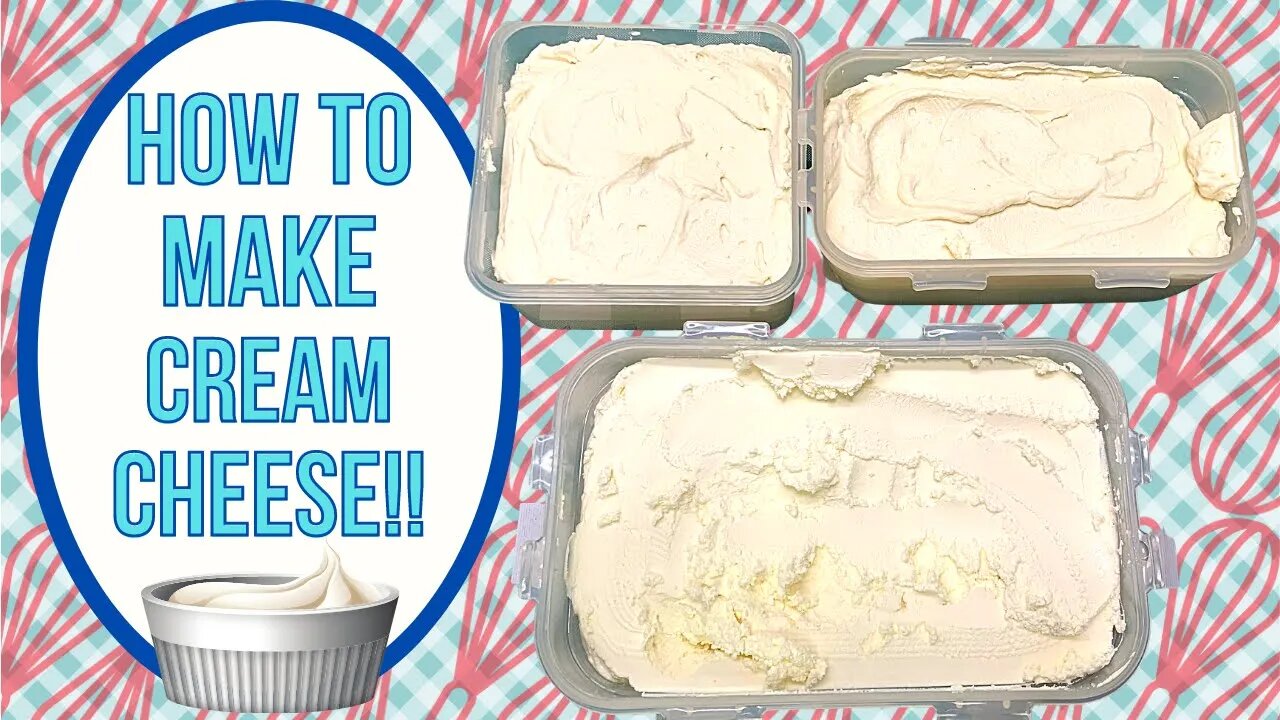 HOW TO MAKE CREAM CHEESE AT HOME!! KITCHEN BASICS!!