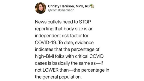 Lindo Bacon and Christy Harrison Should Be Held Responsible