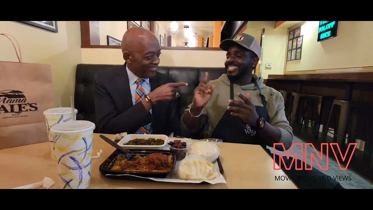 Yombo visits Mama Wale's rice in Riverside.