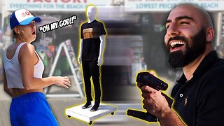 Remote Control Mannequin Prank!