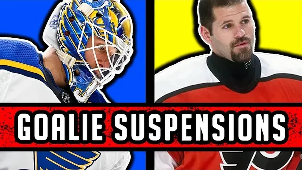 NHL/Goalies That Were SUSPENDED For LOSING IT