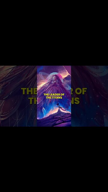 Titans From Greek Mythology Explained in 60 Seconds | Mythical Madness