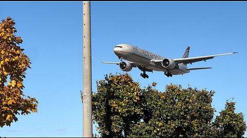 Etihad air at Toronto Pearson Airport