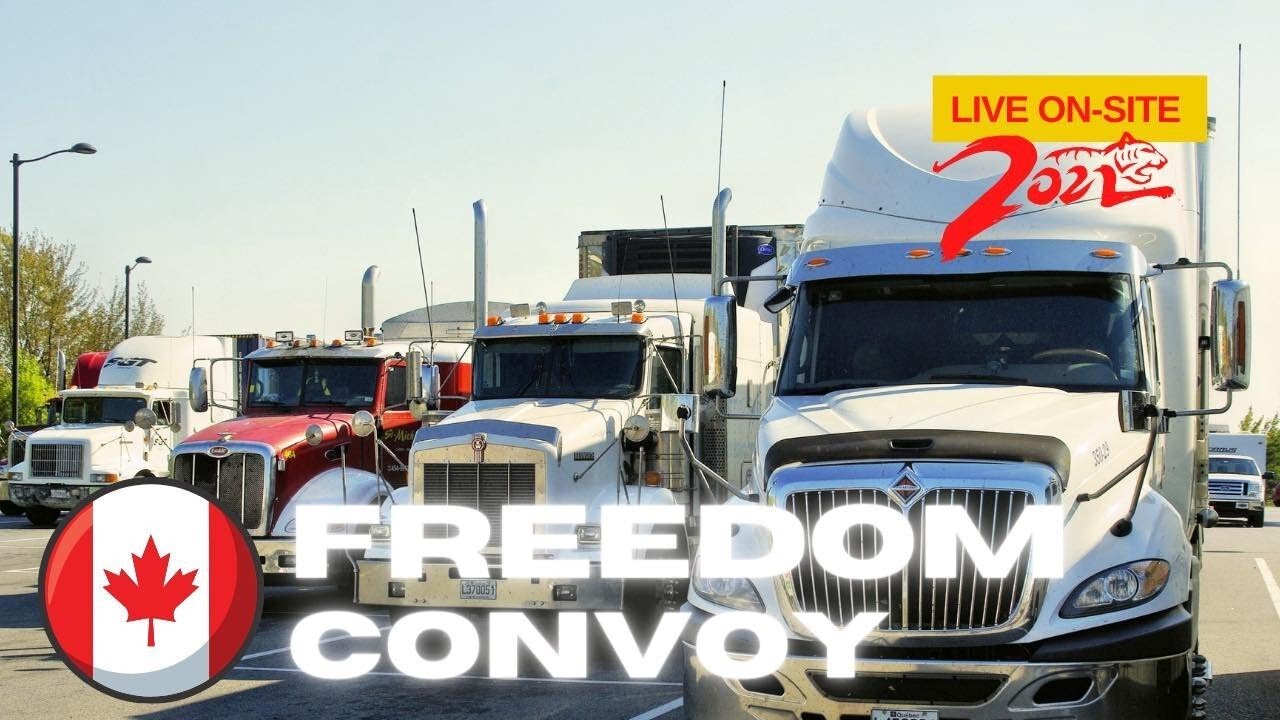 Truckers Freedom Convoy (Ottawa, Canada) January 31, 2022