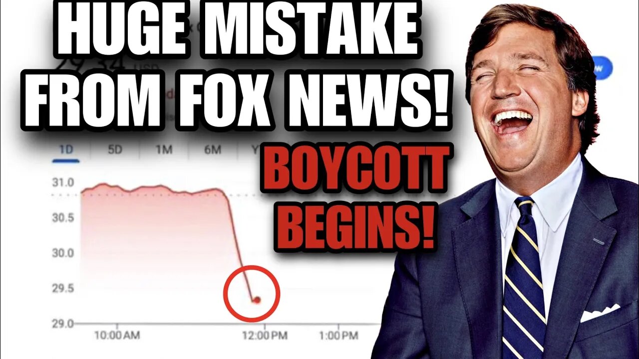 Fox News LOSES 930$ Million Market Value After Firing Tucker Carlson! BUD LIGHT EFFECT! BOYCOTT TIME